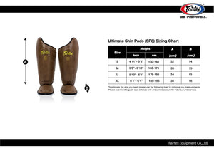 Fairtex Ultimate Shin Pads SP8